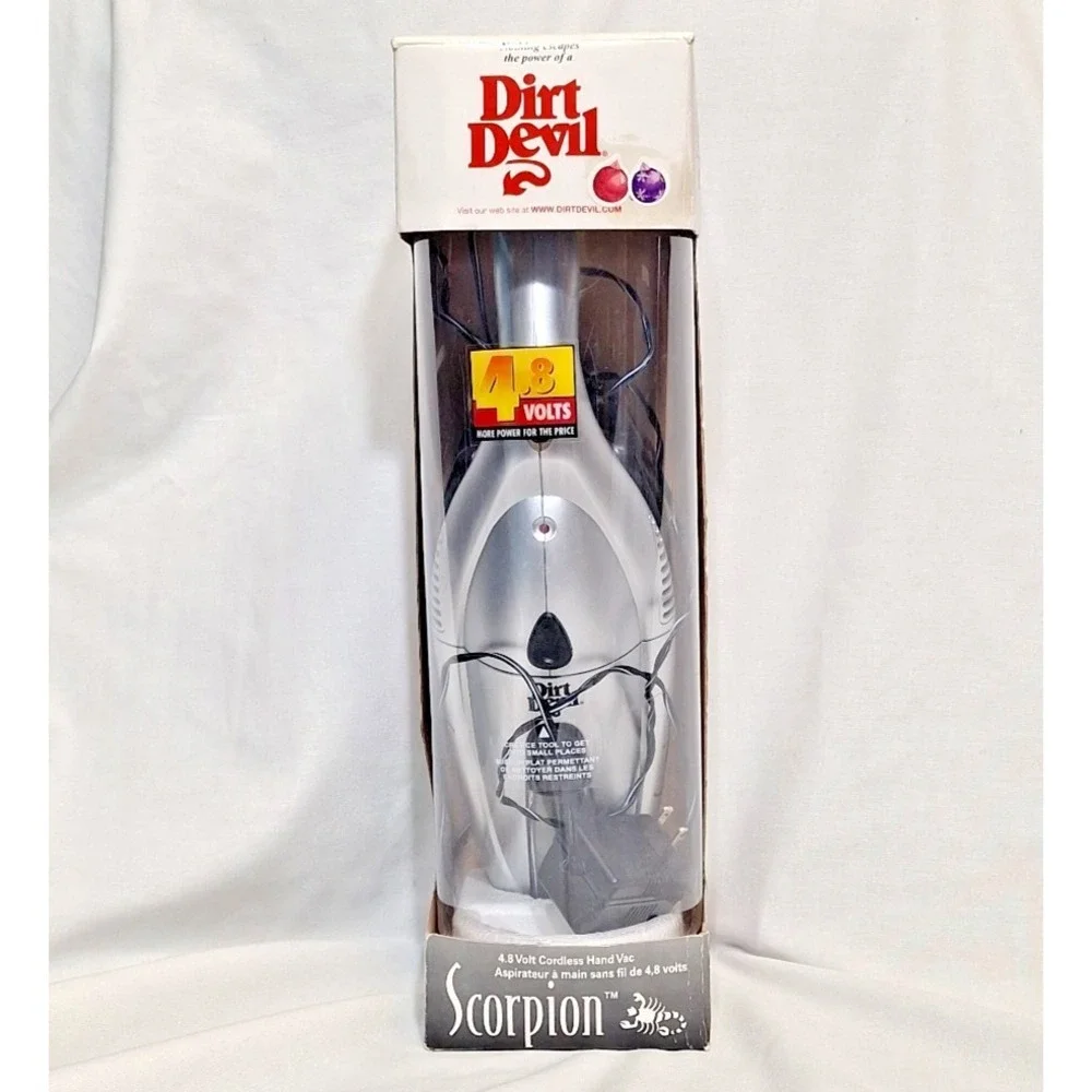 Dirt Devil Scorpion Corded Handheld‎ Vacuum Model NOS 2002